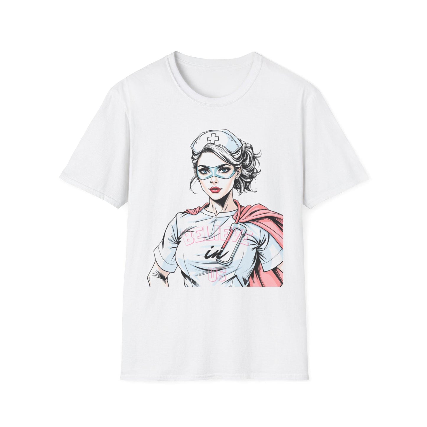Heroic Healthcare Worker Tee: Superhero Nurse Unisex T-Shirt - Funny Medical Humor Gift