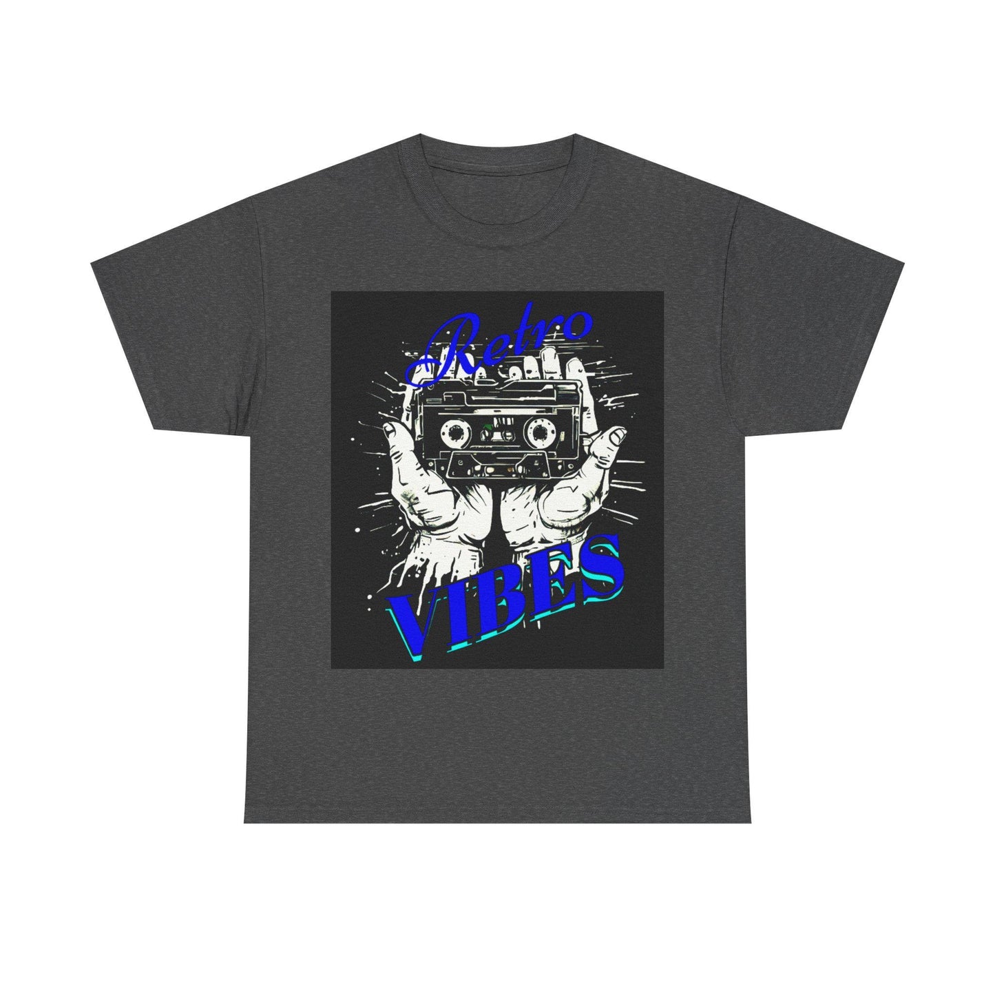 Retro Vibes Unisex Heavy Cotton Tee, Vintage Music Shirt, Casual Everyday Tee, Unique Gift for Music Lovers, Perfect for Concerts