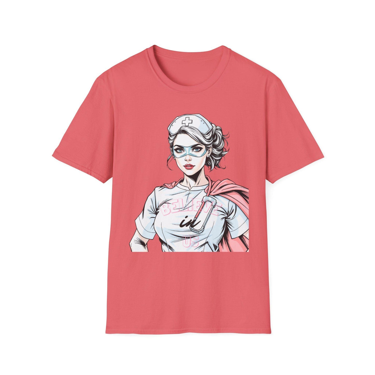 Heroic Healthcare Worker Tee: Superhero Nurse Unisex T-Shirt - Funny Medical Humor Gift