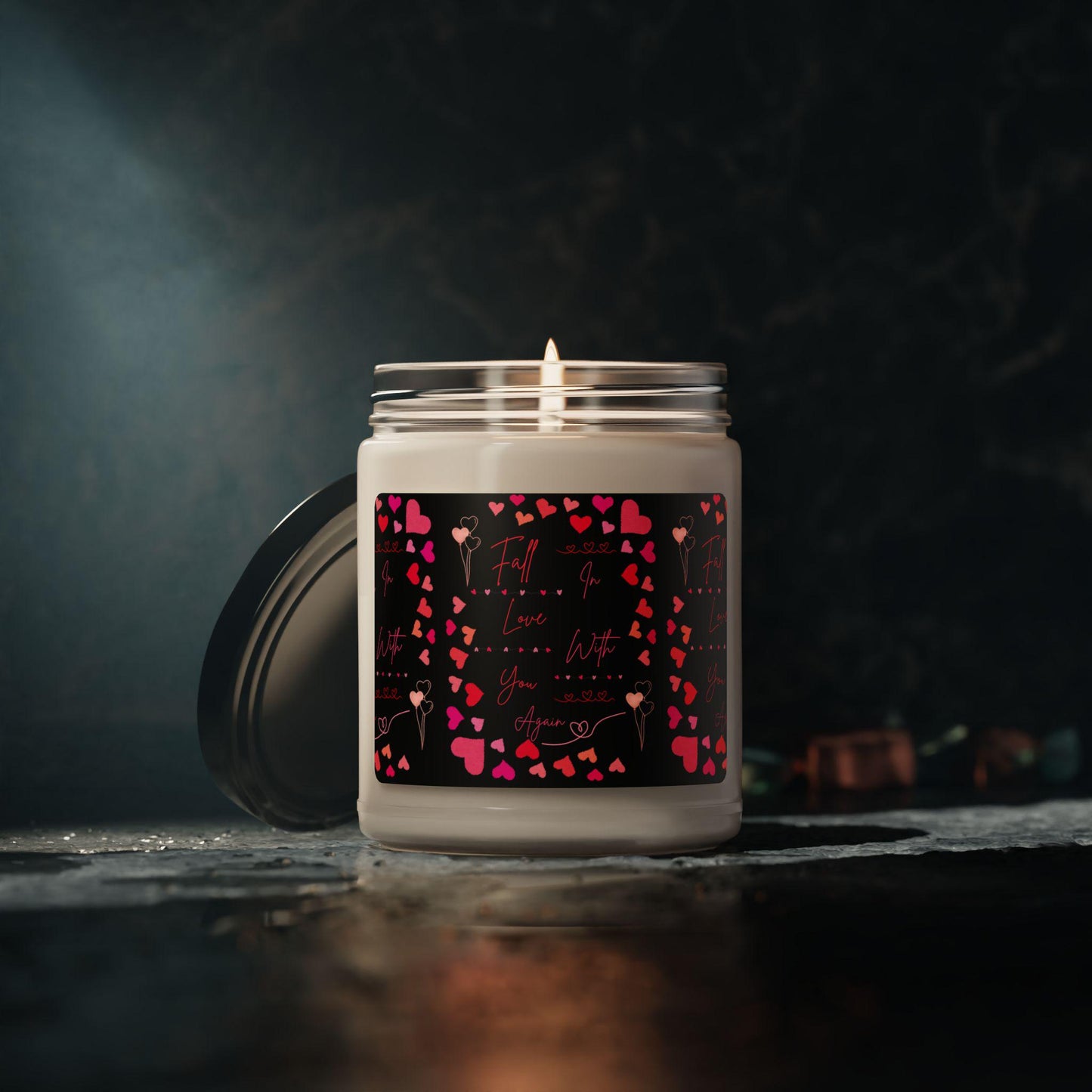 Long-Lasting 9oz Fragrant Soy Candle: Eco-Friendly Handcrafted Home Decor Gift with Aromatic Scent