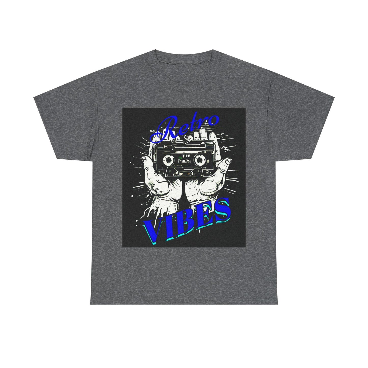 Retro Vibes Unisex Heavy Cotton Tee, Vintage Music Shirt, Casual Everyday Tee, Unique Gift for Music Lovers, Perfect for Concerts