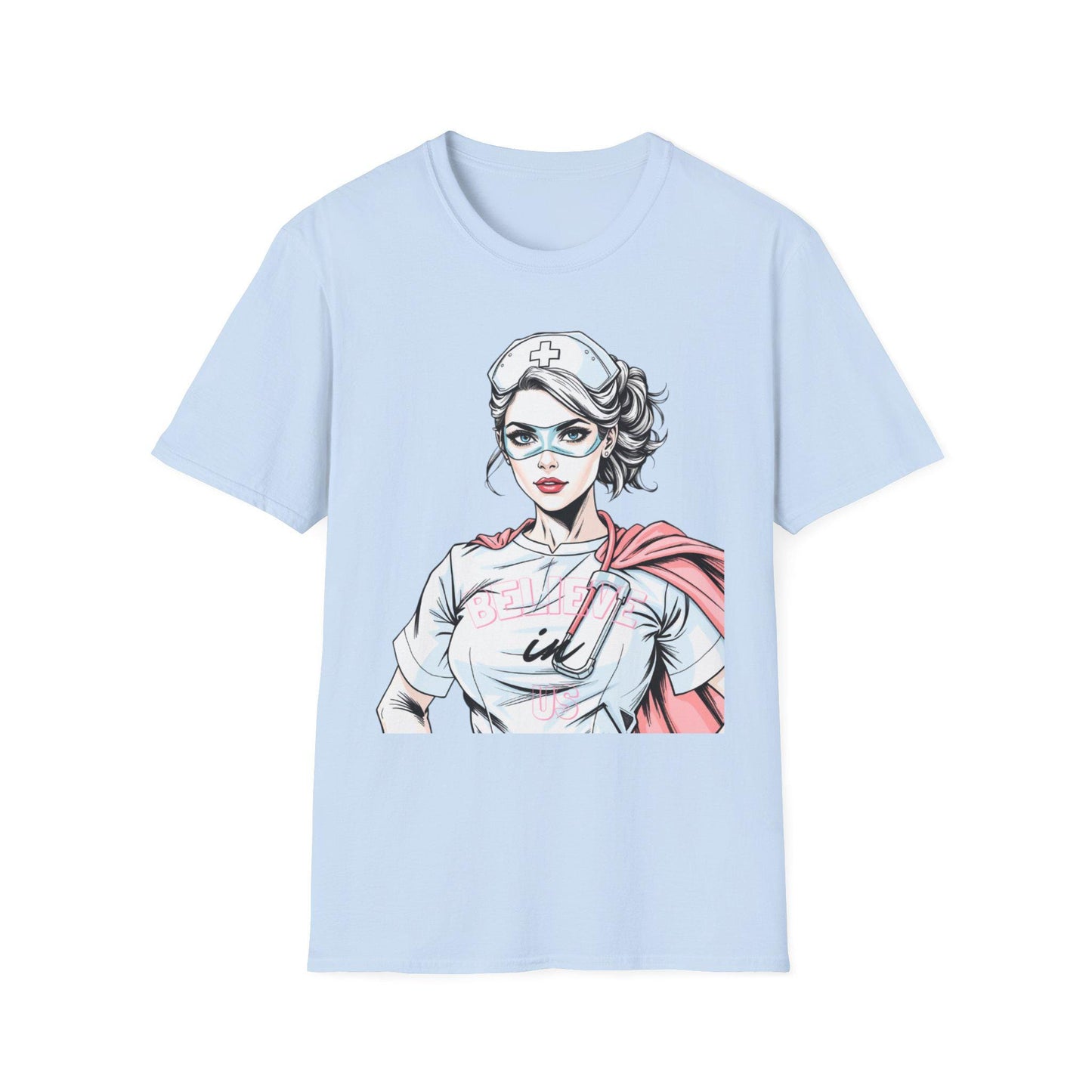 Heroic Healthcare Worker Tee: Superhero Nurse Unisex T-Shirt - Funny Medical Humor Gift