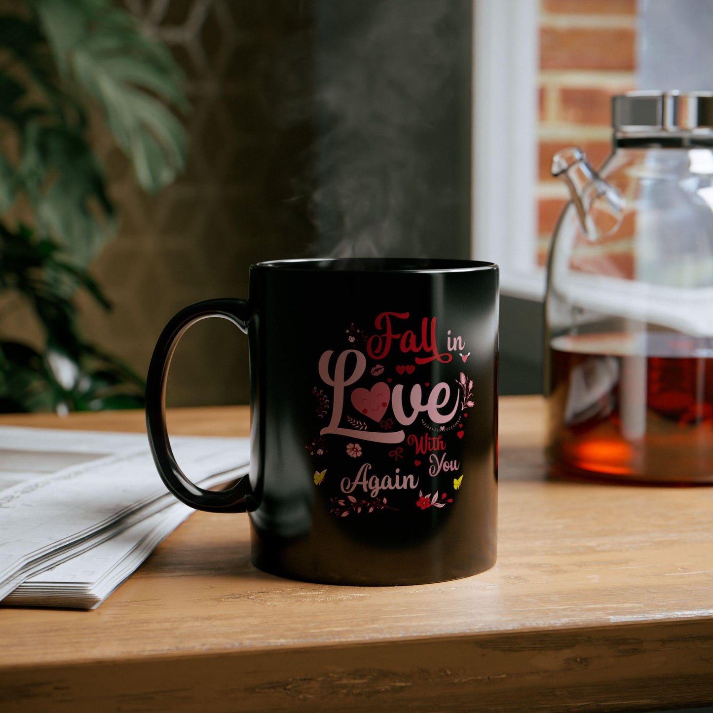 Inspirational Self-Love Black Mug: Boost Confidence, Positive Mindset & Daily Affirmations